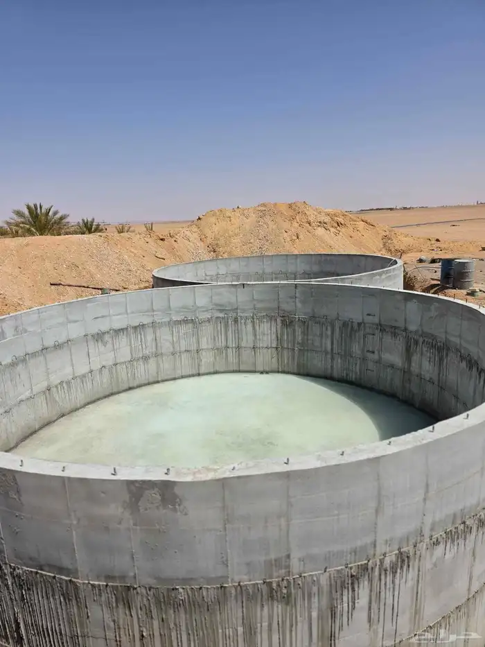 خزان ماء دايري مزرعه 2
