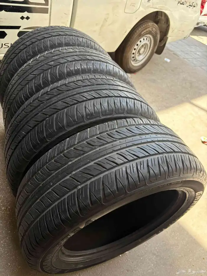 نعرض لكم كفرات دنلوب ياباني وكاله شد بلد مقاس 285 50 20 7