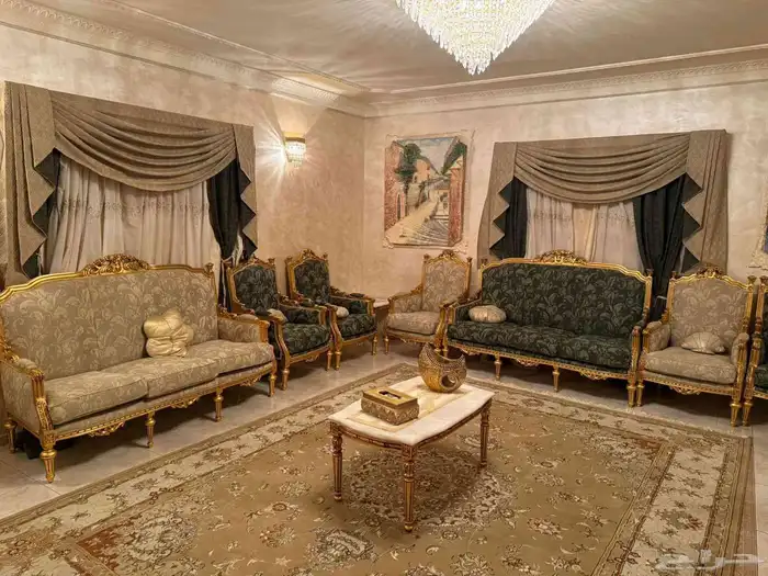 للبيع عفش نضيف كراسي طاولات شاشة تلفزيون كنبات مجلس 0