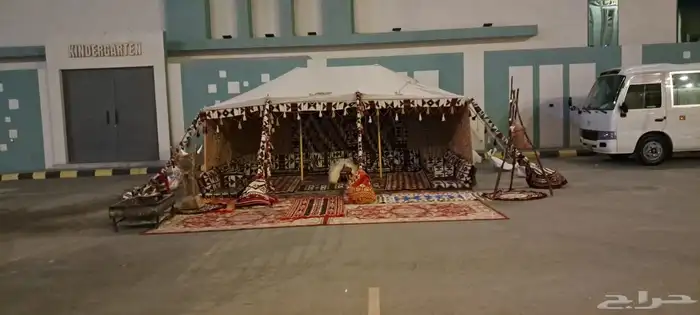 يوجد لدينا تاجير اركان شعبيه وخيم 0