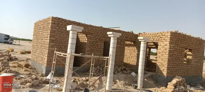 مقاول مباني تراثيه حجر وطين وأسقف من خشب الاثل وتليوست وترمي 1