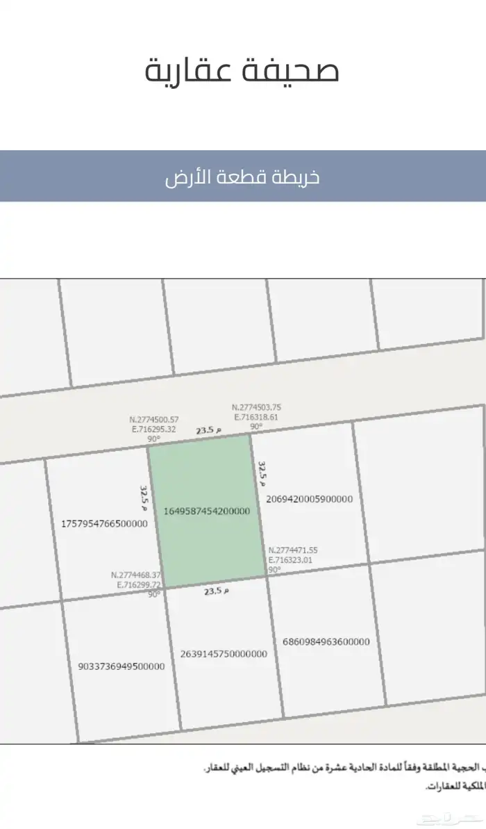 ارض للبيع مخطط 3441 خارج المظلل مساحه 763م من المالك مباشر 1