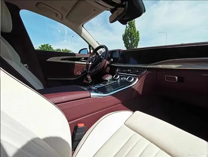 Renting a Hongqi H9 2025 8