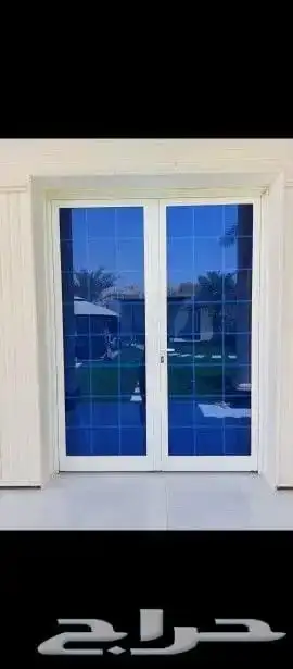 ابواب المنيوم شبابيك المنيوم واجهات المنيوم باب المنيوم شباك 19