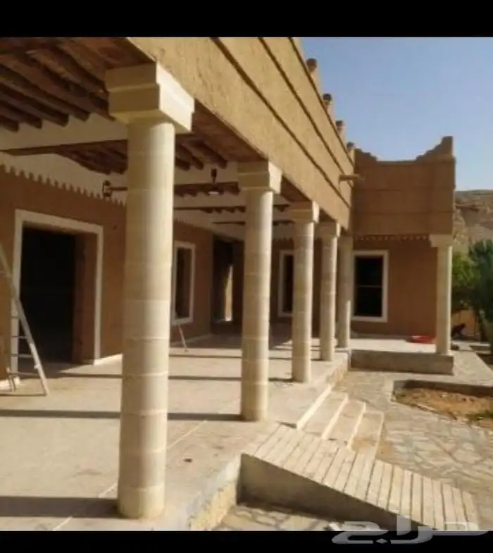 مقاول بناء مجالس تراثيه طين وحجر طبيعي 2