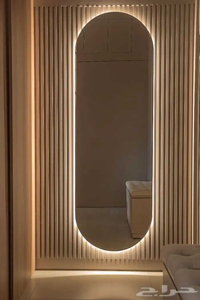 ديكورات خلفيات سرير عرف نوم ديكور شاشه مرايات شيبورد 4