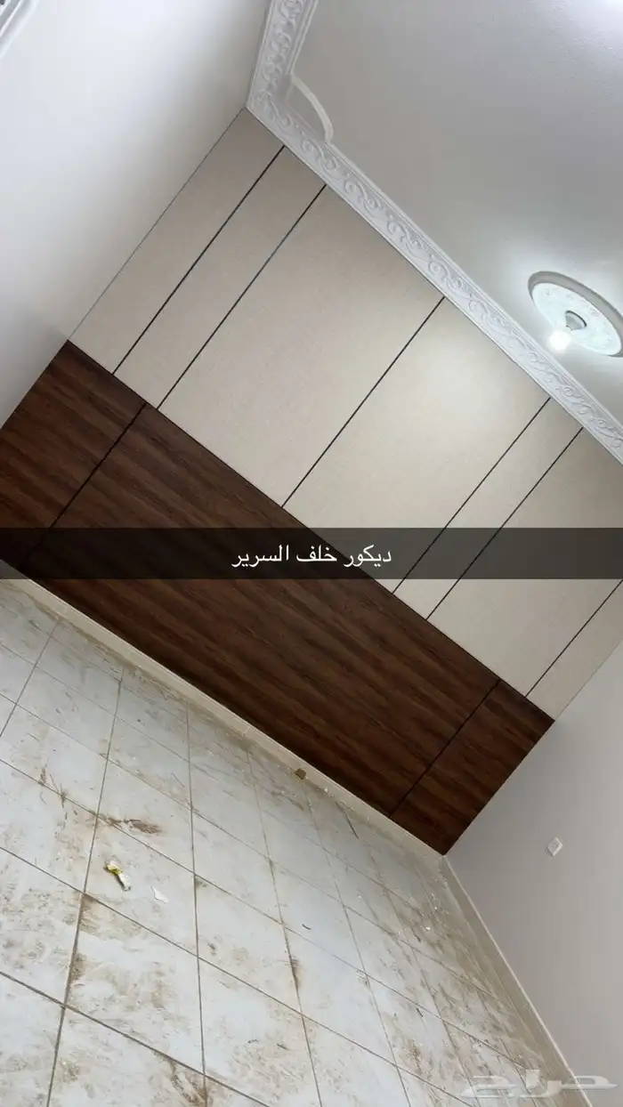 ديكورات خلفيات سرير عرف نوم ديكور شاشه مرايات شيبورد 5