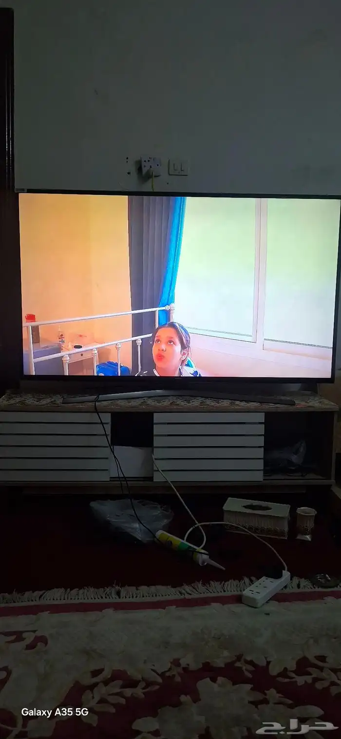 شاشه سامسونج وكاله سمارت ذكيه 55 بوصه شبه جديده 3
