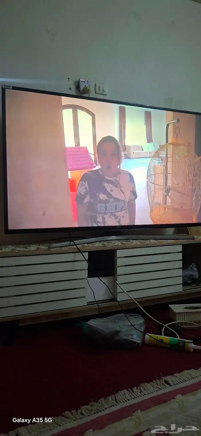 شاشه سامسونج وكاله سمارت ذكيه 55 بوصه شبه جديده 5