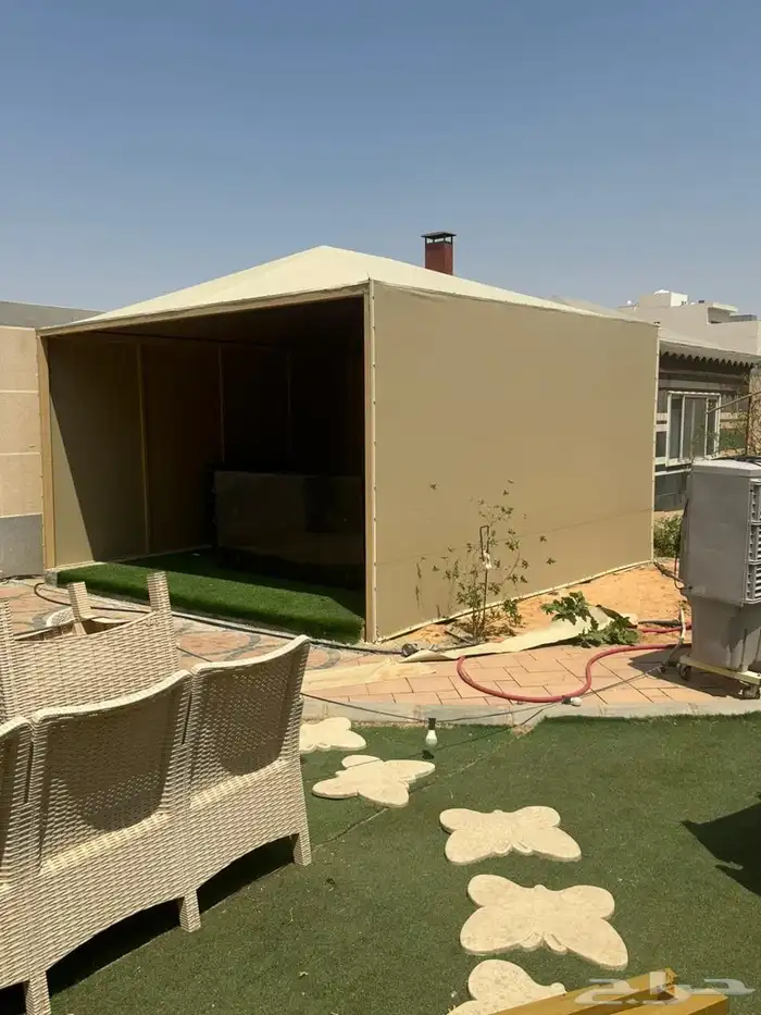 مضلات سواتر تركيب 90 ريال مربع   متر 2