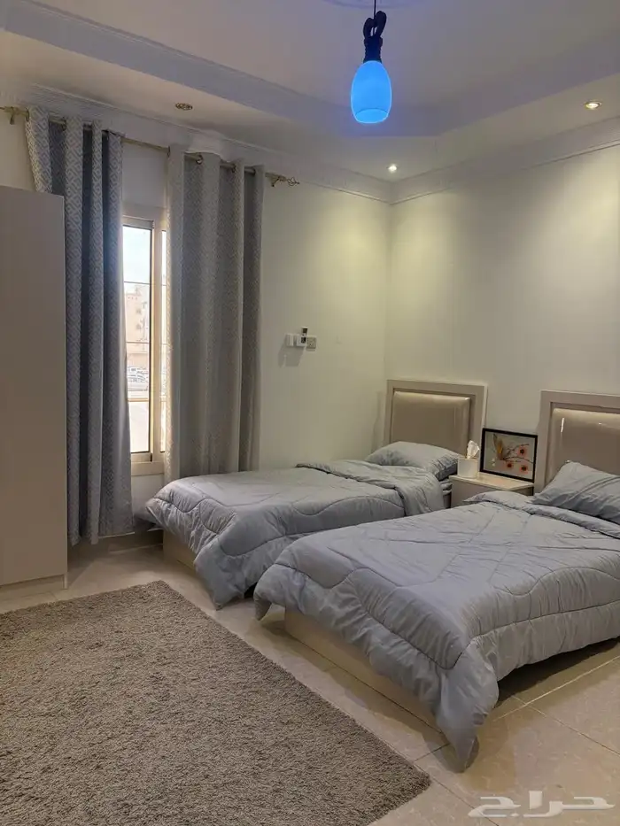 شقة مفروشة للايجار غرفتين 8
