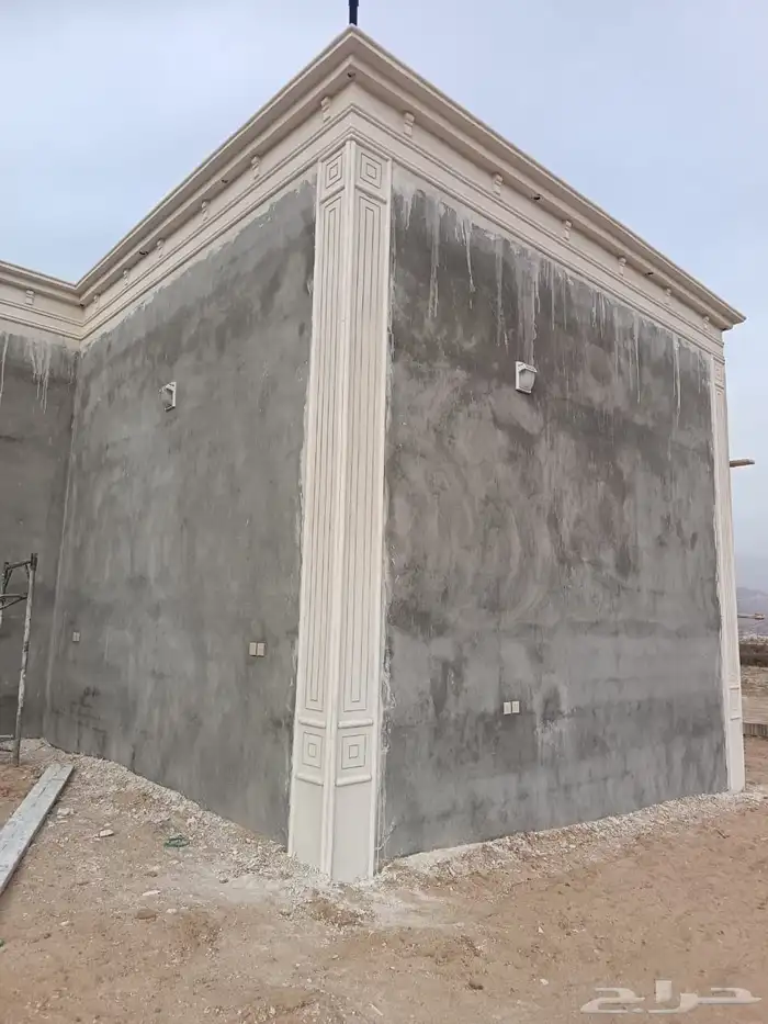 ديكور اسمنت ابيض 5