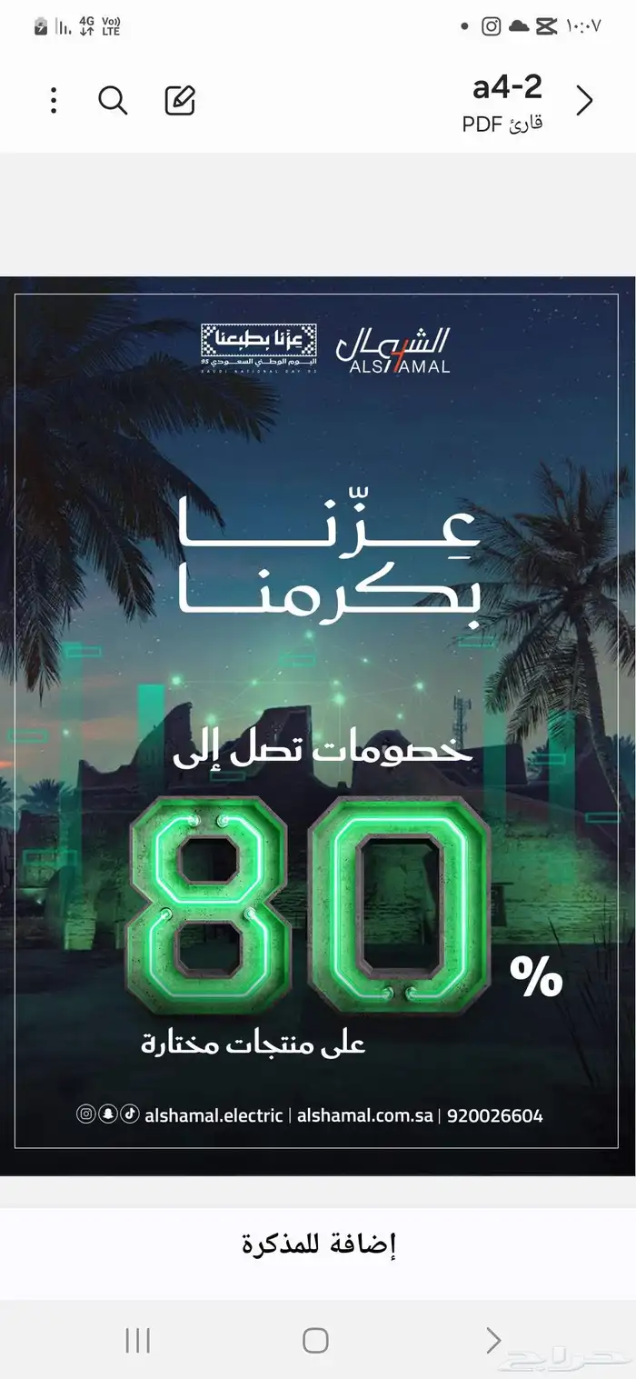 طباعة _ أعلام كبيرة   صغيرة ريشة عروض يوم الوطني 4