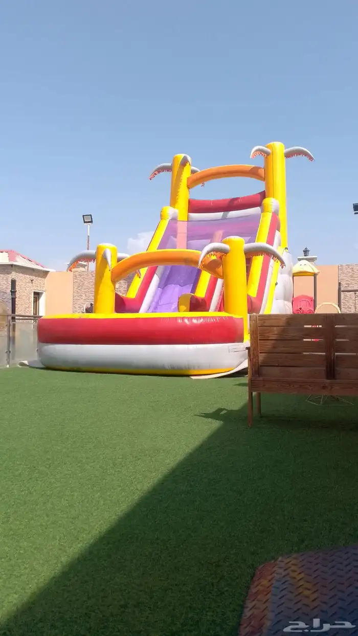نطيطات زحاليق ملاعب صابوني للايجار بجدة 2