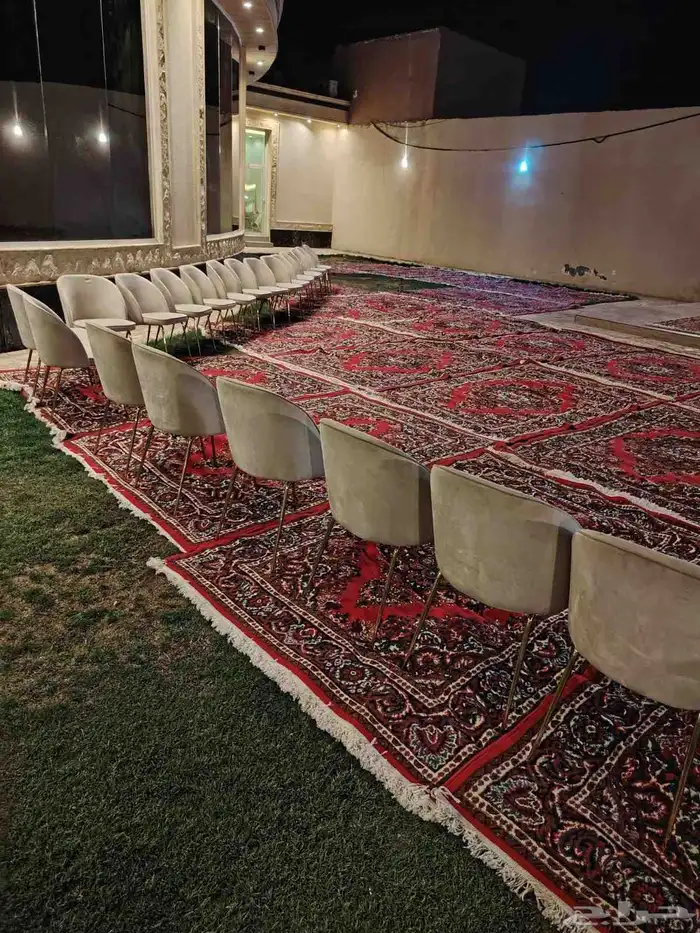 منسق تأجير كوش اعراس كراسي طاولات كنب سماعات 5