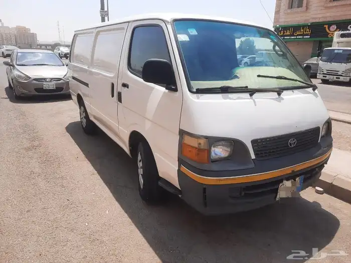 باص تويوتا هايس موديل 1999 ابيض 1