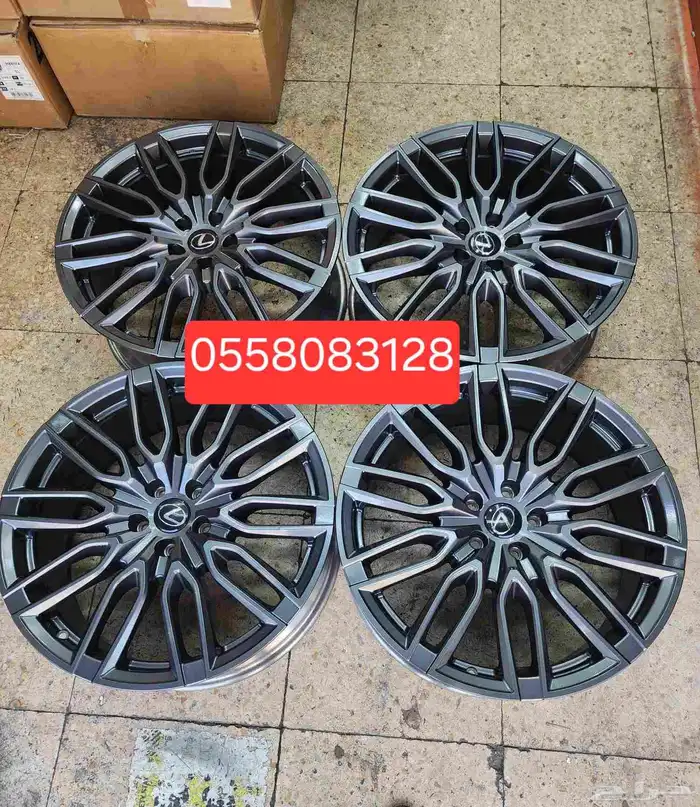 جنوط لكزس ار اكس مقاس 21 اصلي موديل 2025 3