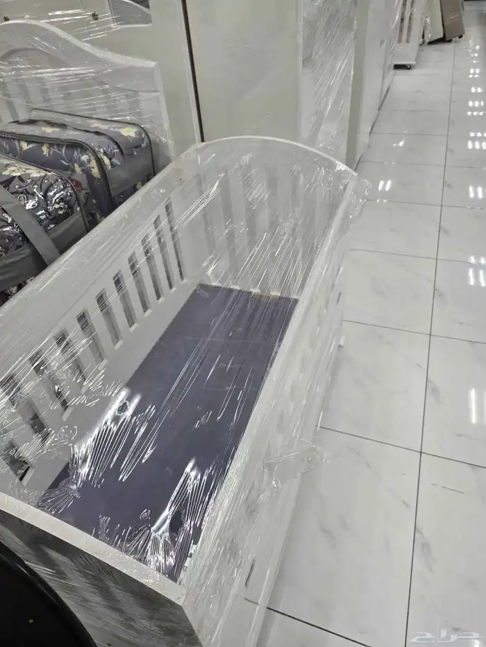 سرير خشب أطفال مواليد مقاس 120   60 سم جديد 9