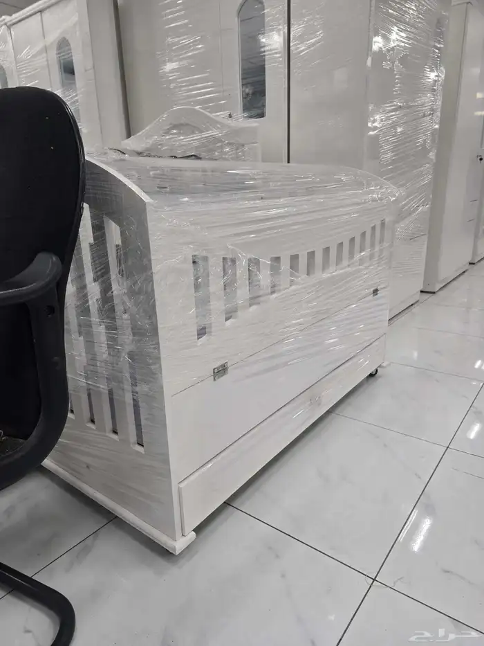 سرير خشب أطفال مواليد مقاس 120   60 سم جديد 8