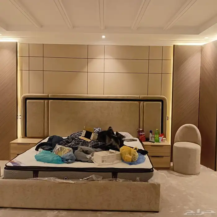 ديكورات خلفيات شاشات التلفزيون شيبورد بديل ارخام بديل خشب ص 2