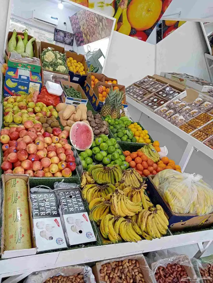 يوجد لدينا توصيل طلبات خضار وفواكه واحه كتام فرع رقم 2حي عبد 6