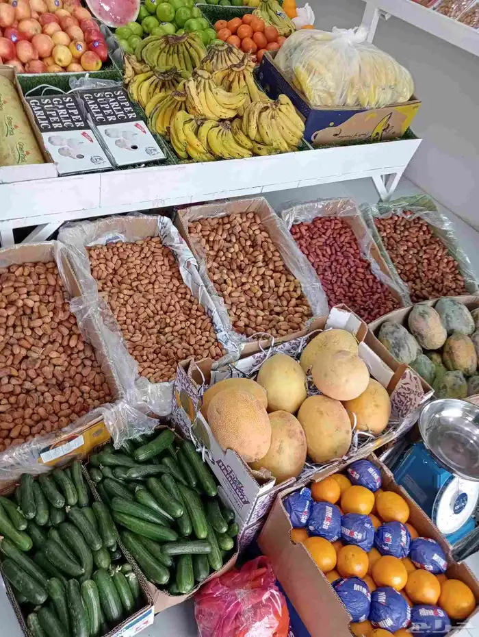 يوجد لدينا توصيل طلبات خضار وفواكه واحه كتام فرع رقم 2حي عبد 9
