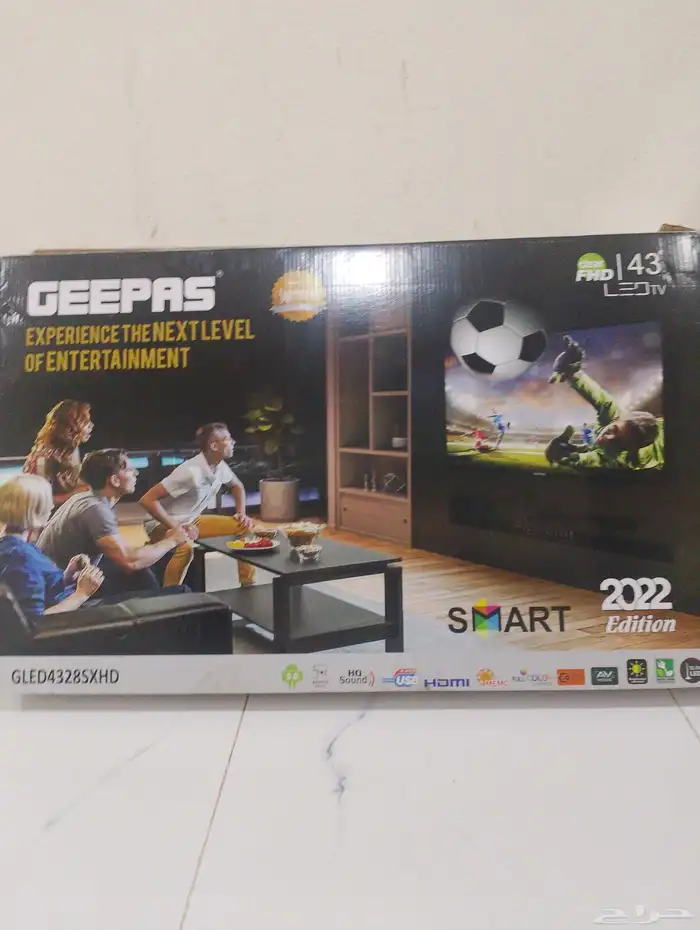 شاشة Geepasمقاس43smartشبه جديده ...البيع بغرض السفر 0