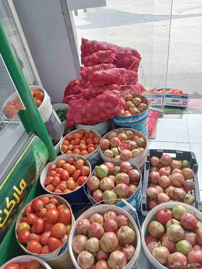 يوجد لدينا توصيل طلبات خضار وفواكه واحه كتام فرع رقم 2حي عبد 11