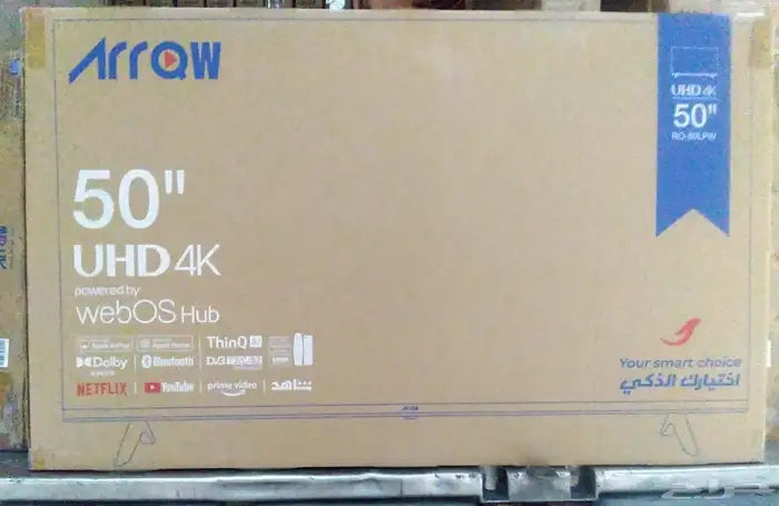عرض اليوم الوطني شاشة ارو 50 بوصة سمارت 4k نظام ويبوس 0