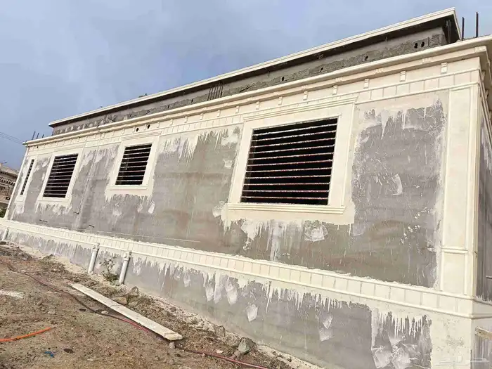 معلم ديكورات خارجيه ولياسه ملونه بديل الحجر الصبيعي وكسر رخا 4