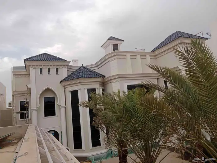 بيوت شعر مشب نار مشب رخام قرميد جمالون تلبيس قماش 3