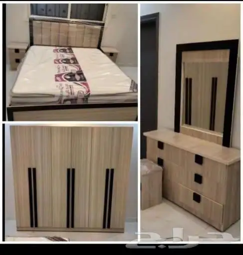 غرف نوم جديدة جاهزه بسعر 3