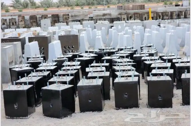 يوجد لدينا منتجات جميع المقاصات من الحواجز الخرصانيه وبافضل 2