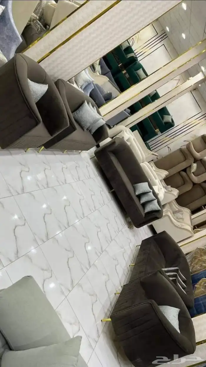 كنب جديد جاهز11نفر شامل التوصيل 14