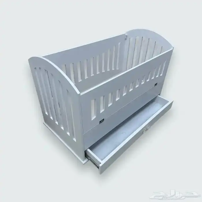 سرير خشب أطفال مواليد مقاس 120   60 سم جديد 1