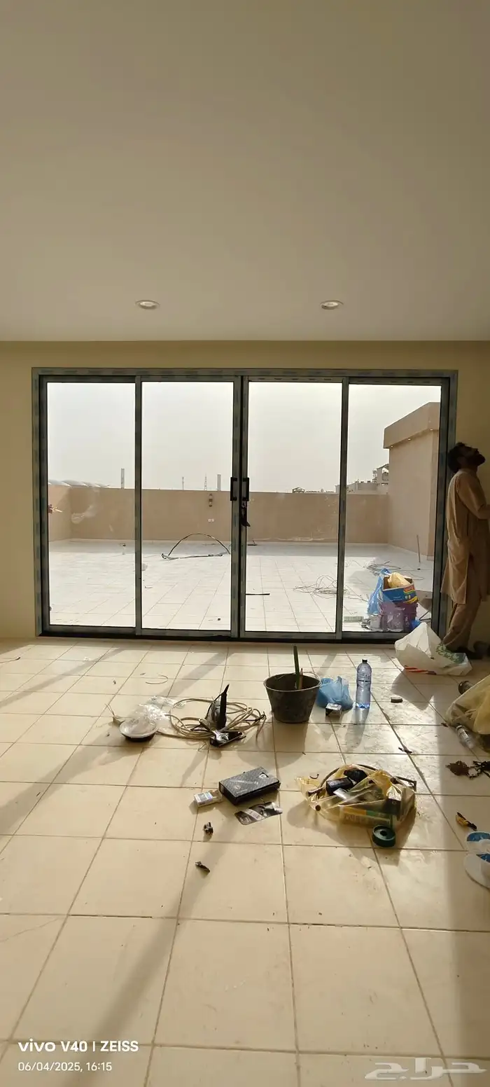 باب المنيوم دبل شباك المنيوم 7