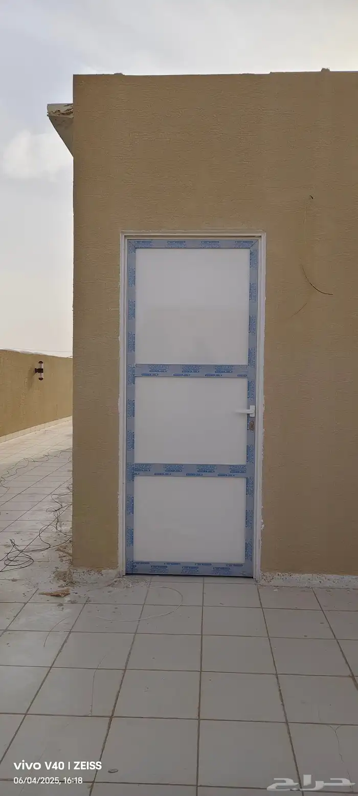 باب المنيوم دبل شباك المنيوم 6