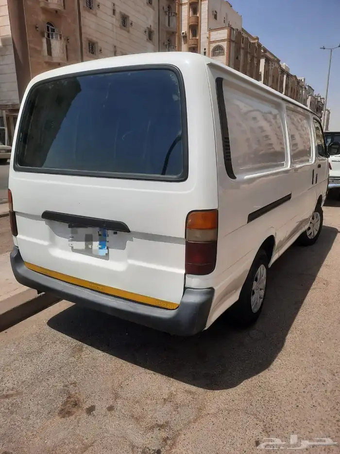 باص تويوتا هايس موديل 1999 ابيض 4