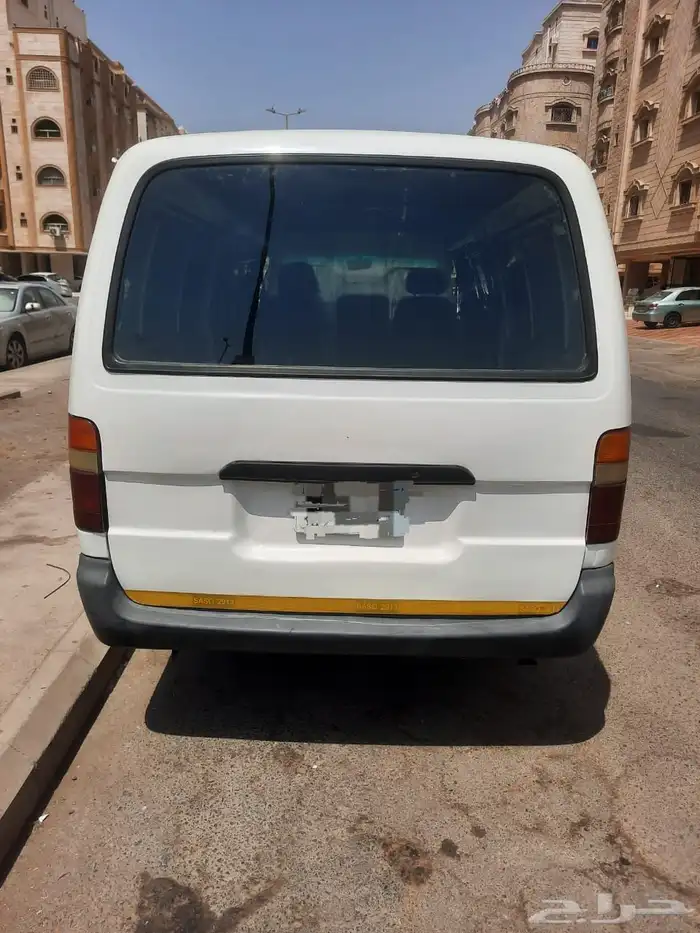 باص تويوتا هايس موديل 1999 ابيض 5
