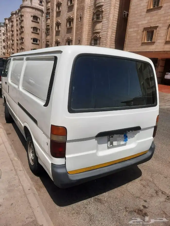 باص تويوتا هايس موديل 1999 ابيض 3