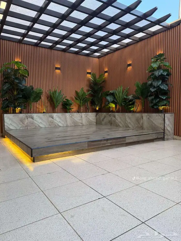 تنسيق حدائق وقص العشب 4