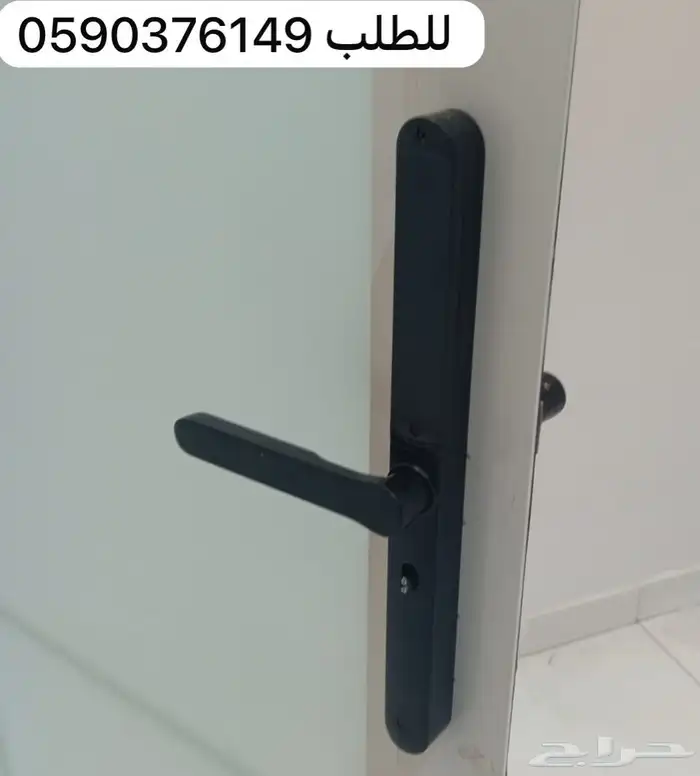 قفل ذكي باب المونيوم اقفال ذكيه باب حديد مع التركيب 0