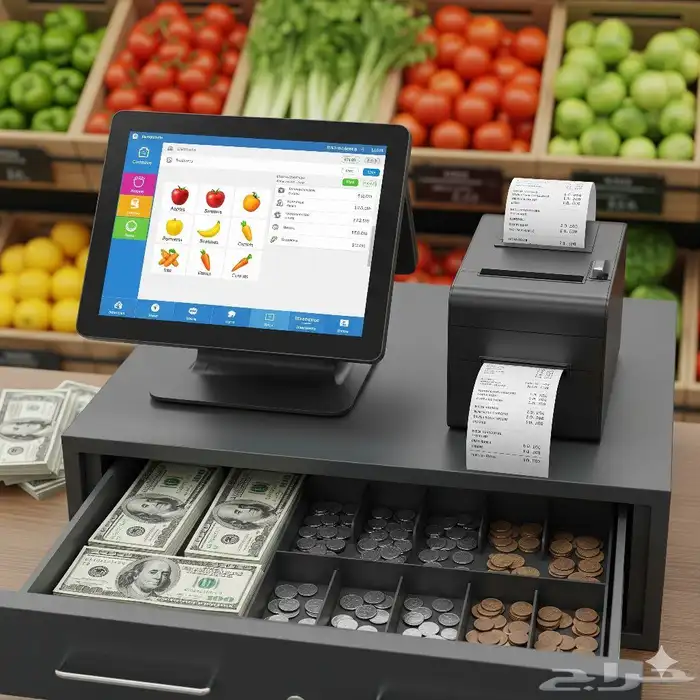 جهاز كاشير لمس لمحل خضروات وفواكه 0