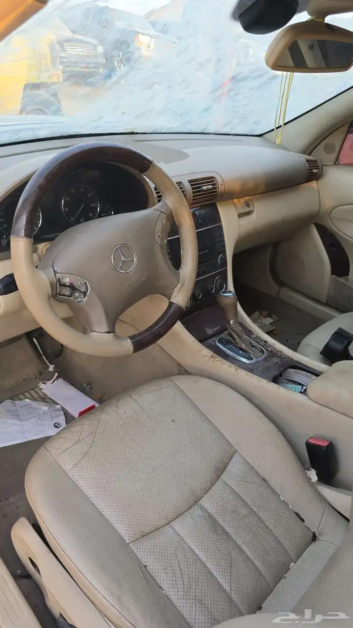مرسيدس C200 موديل 2006 للبيع تشليح 2