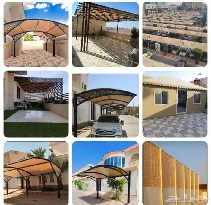 مظلات وسواتر وبيوت شعر مضلات برجولات 5