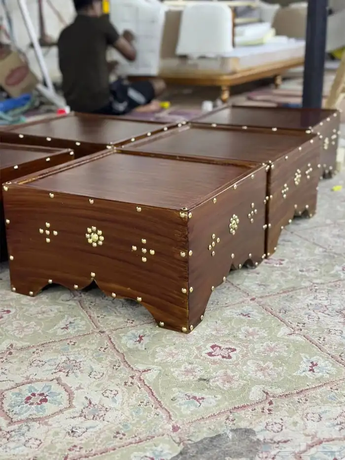 جلسات الخارجية كراسي خشب كنب طاولات 2