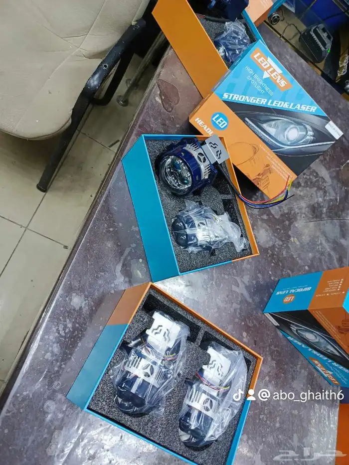 عدسات ليزر انوار زنون لمبات ليدات اسطبات شمعات اصلاح انوار ت 22