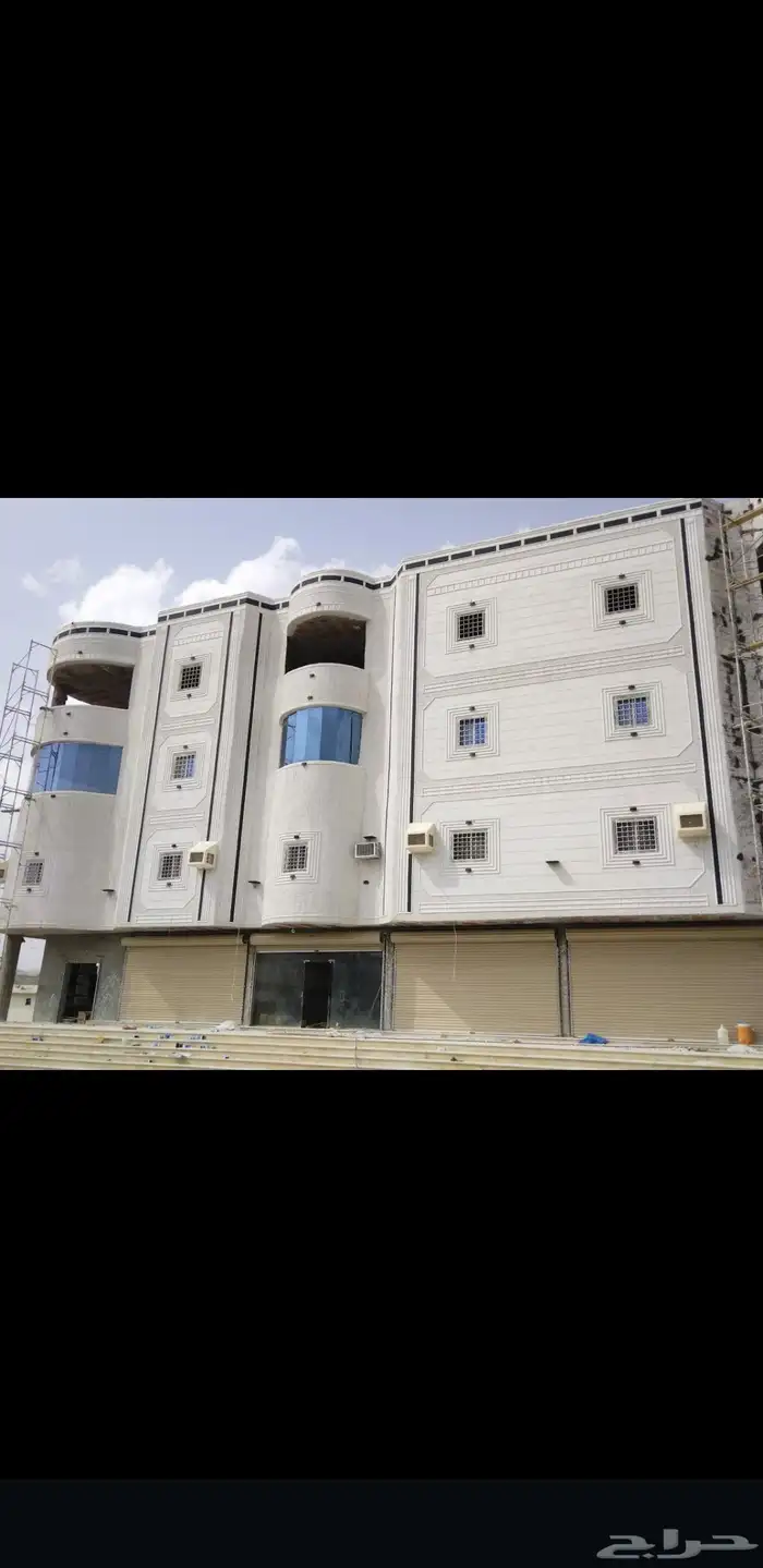 لياسه ملونه باللاسمنت الابيض وبطحاء الرياض 9