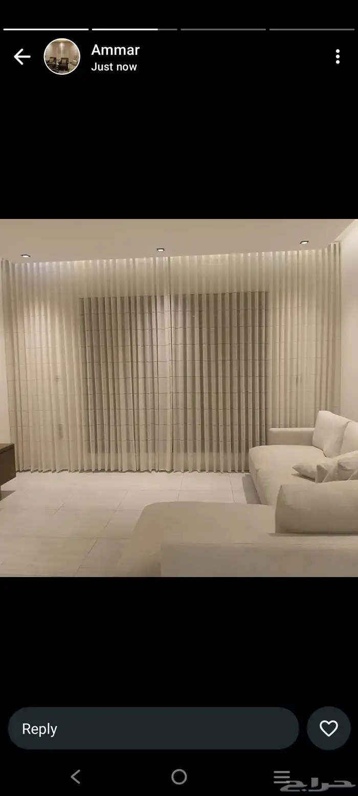 Curtain تفصيل ستائر في خصصم يوم الوطني 9