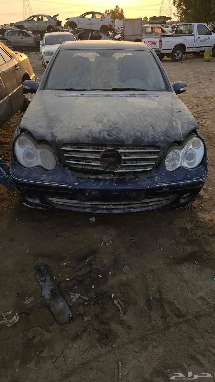 مرسيدس C200 موديل 2006 للبيع تشليح 0